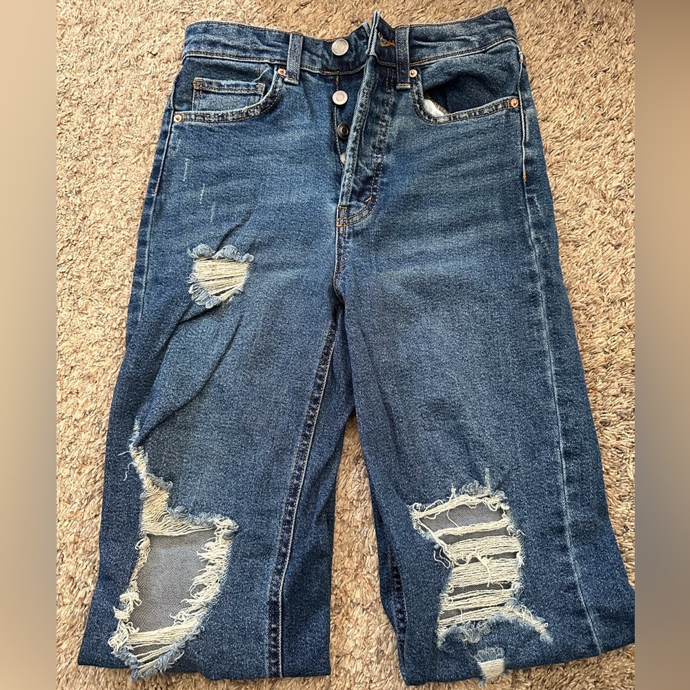 Wild Fable - distressed denim jeans, regular fit.